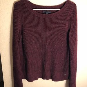 Burgundy sweater